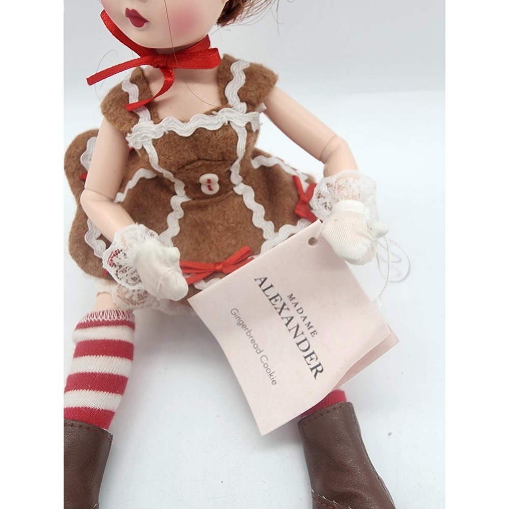 Madame Alexander Rare Gingerbread Cookie Doll Red Hair Brown Dress 10 inch - Picture 2 of 8